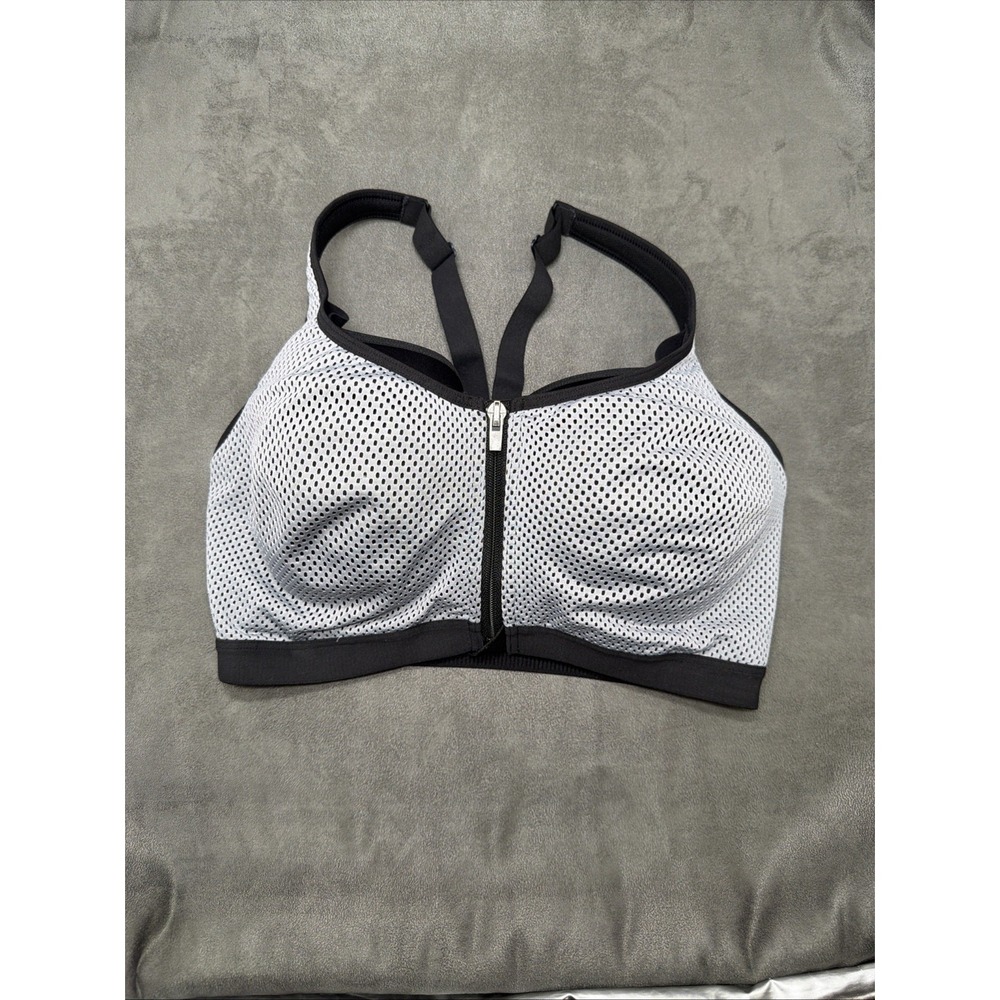 Victoria Secret Sport Knockout Bra Front Close Mesh Underwire Size 34DDD